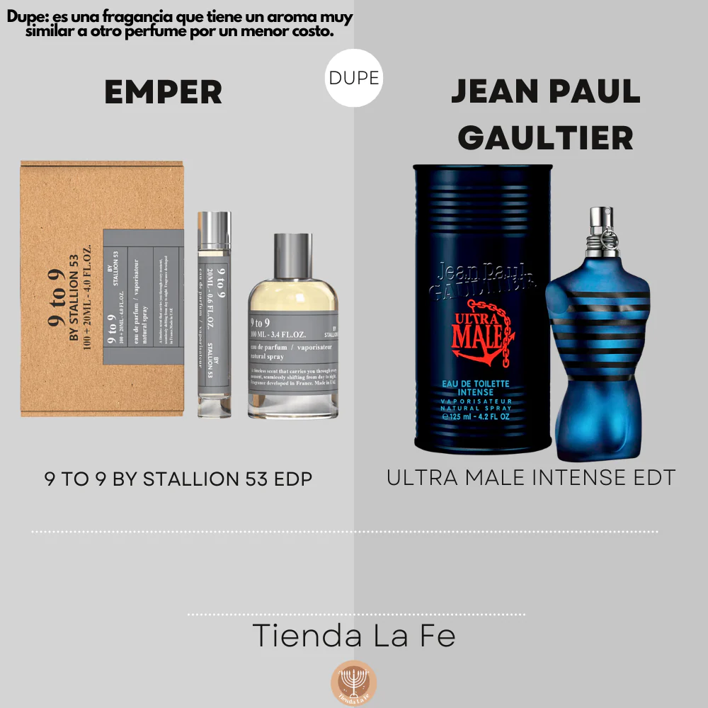 Emper 9 to 9 Men By Stallion 53 2pcs 100ml+20ml EDP